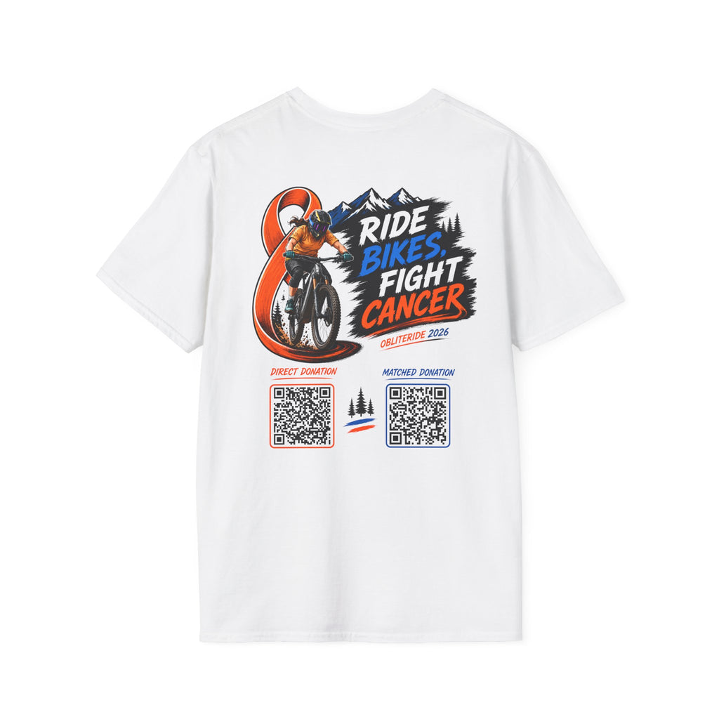 Obliteride Team Li Lung Fundraiser T‑Shirt — Ride 100 Miles to Cure Cancer