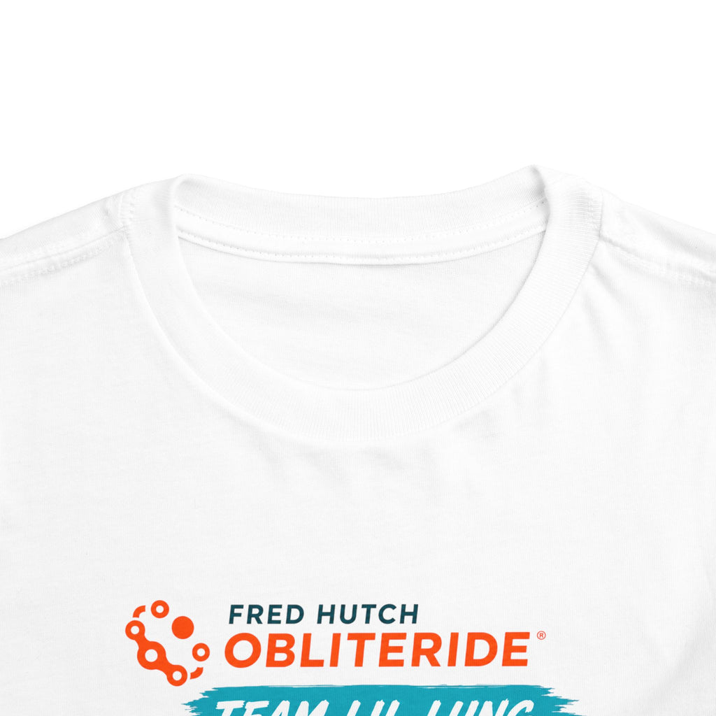 Toddler Tee — "Team Lil Lung" Ride Bikes Fight Cancer Fundraiser Shirt