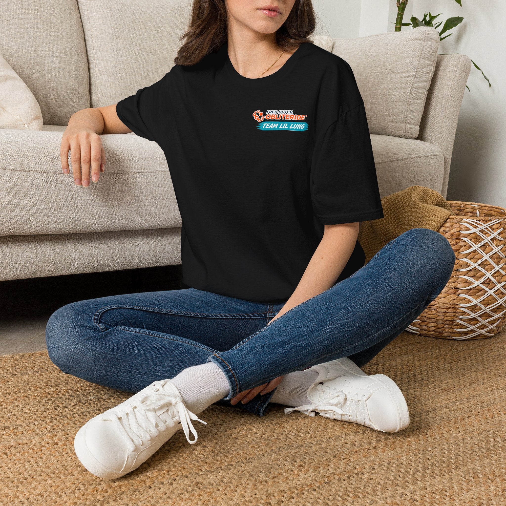 Team Lil Lung Retro Racing Logo T-Shirt