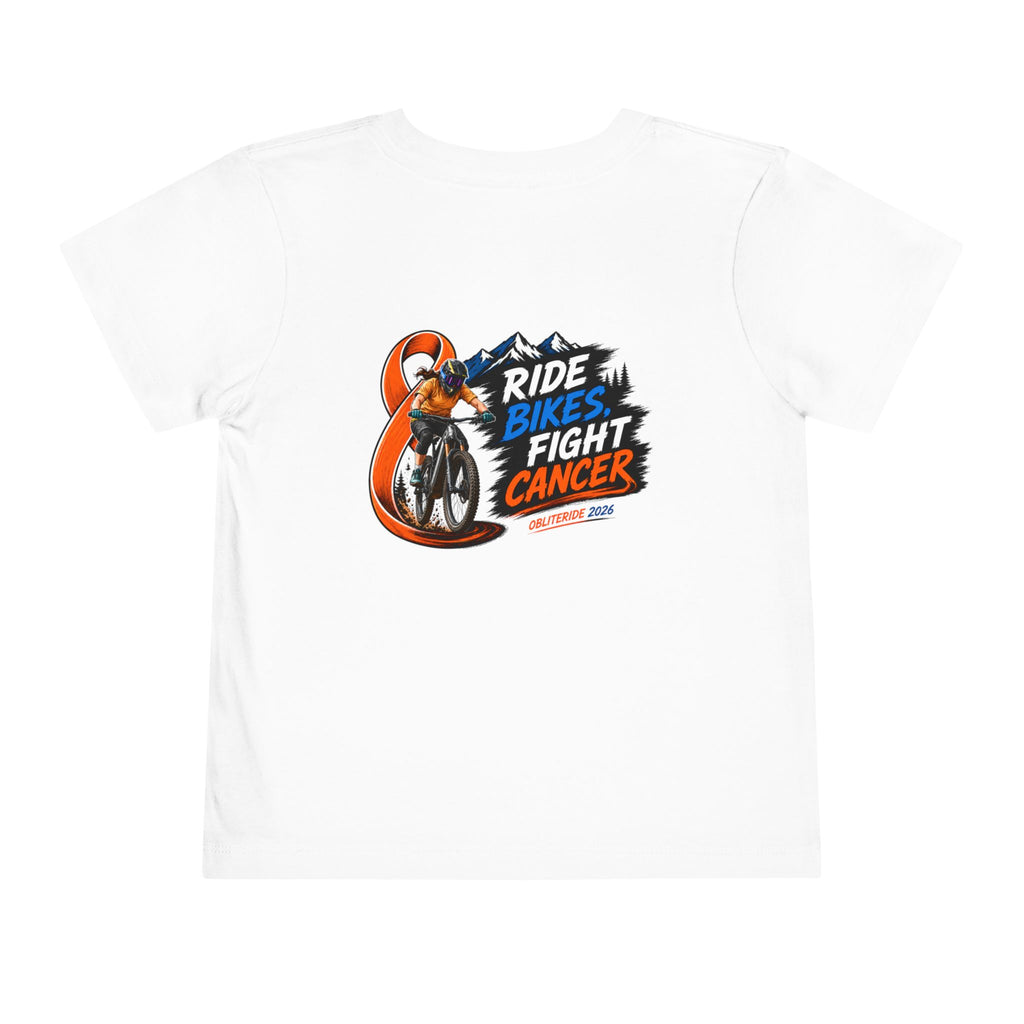 Toddler Tee — "Team Lil Lung" Ride Bikes Fight Cancer Fundraiser Shirt